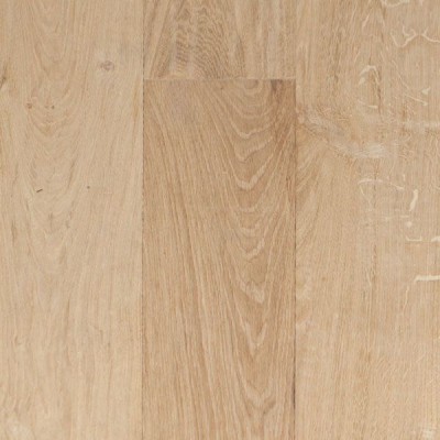 Wire Brushed Unfinished White Oak Flooring - 5"