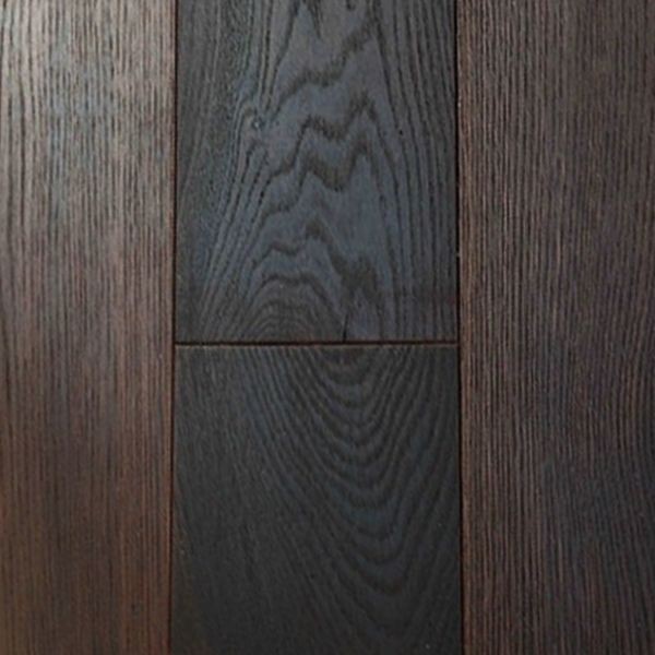 Engineered Brushed Smoked Oak Flooring Real Wood 150mm Wide 