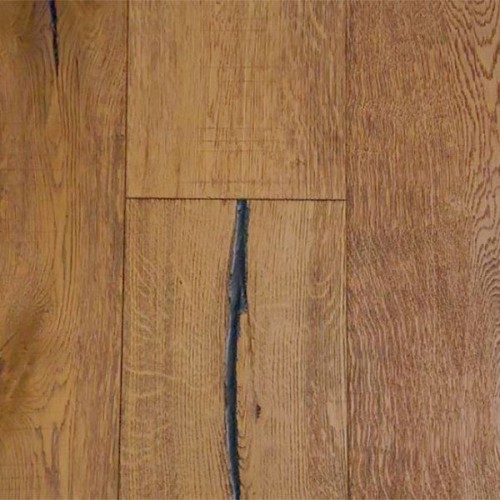 Wire Brushed Atropos White Oak Flooring - 7.5" 2