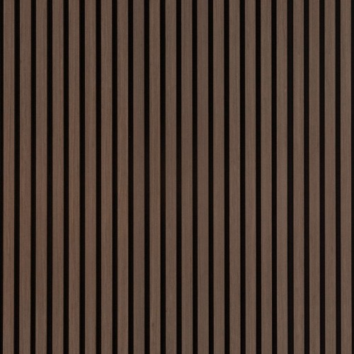 Slat Dark Acoustic Slat Panel Walnut Walling 24" 2