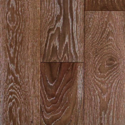 Wire Brushed Sandstone  White Oak Flooring - 5"-2