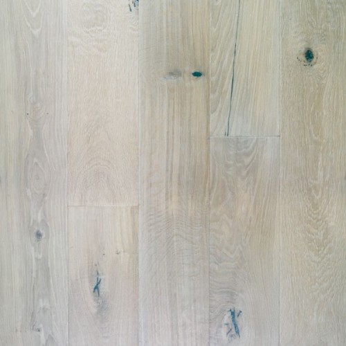 Hand Scraped Ivory White Oak Flooring - 6" 2