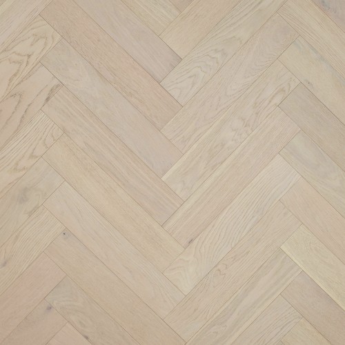 Wire Brushed St. Moritz Herringbone White Oak Flooring - 4.75"-2