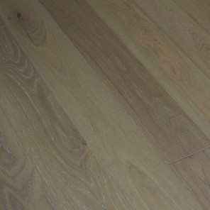 Wire Brushed Almond White Oak Flooring - 5"