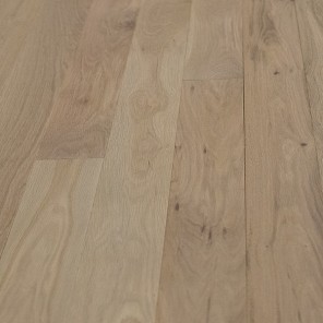 Wire Brushed Sandstone White Oak Flooring - 5"