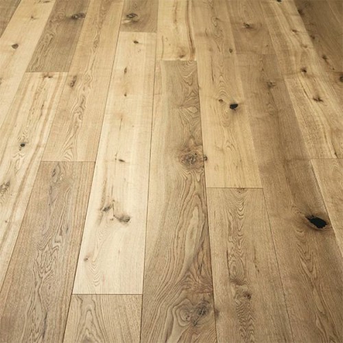 Wire Brushed Bocklin White Oak Flooring - 7.5"