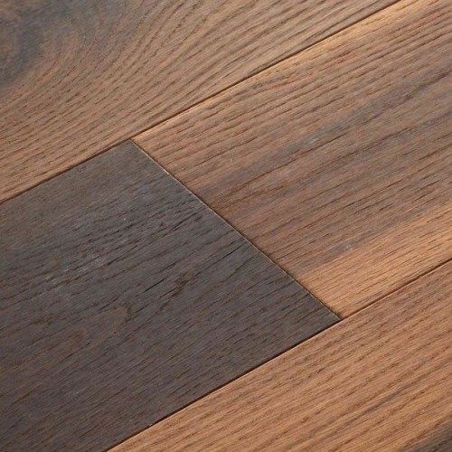 Wire Brushed Golden White Oak Flooring - 10"