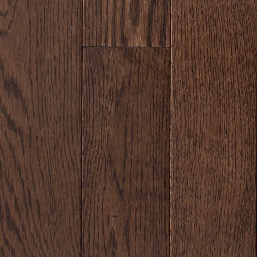 Solid Dark Chocolate White Oak Flooring - 2.25"