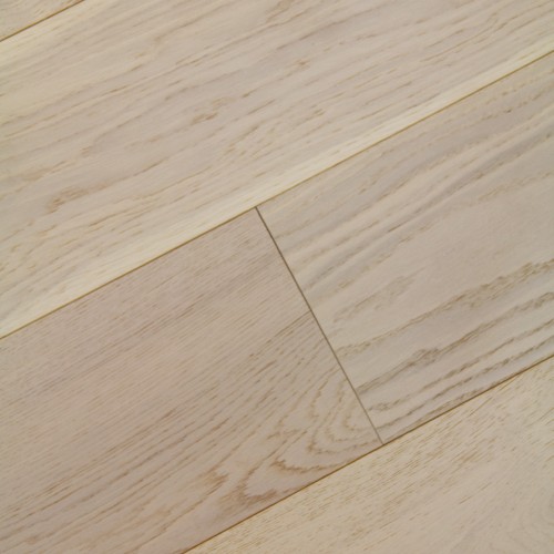 Wire Brushed Nature White Oak Flooring - 7.9"