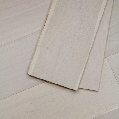 Wire Brushed Rochester White Oak Flooring - 9.5"