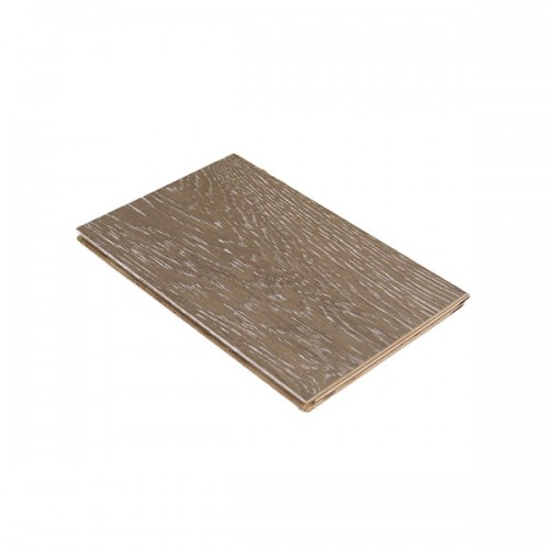 Wire Brushed Sandstone  White Oak Flooring - 5"