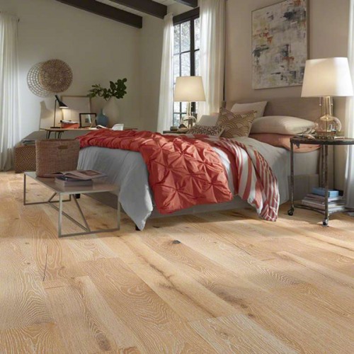 Wire Brushed Tapestry White Oak Flooring - 7.5"