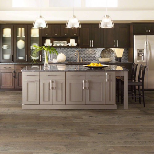 Wire Brushed Armory White Oak Flooring - 7.5"