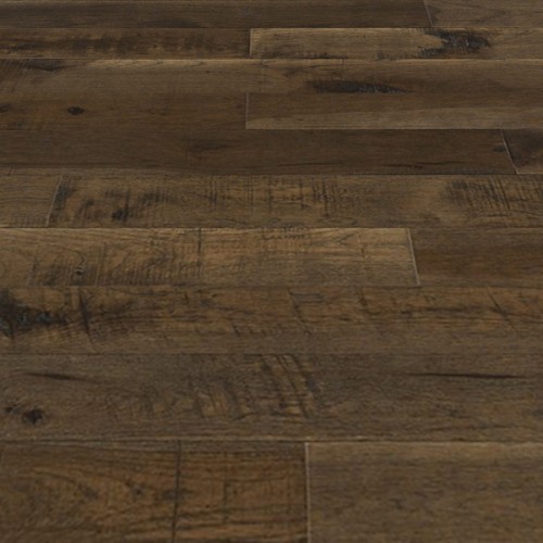 Wire Brushed Barrel Hickory Flooring - 5"