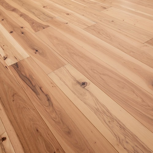 Hand Scraped Tokaji Natural Hickory Flooring - 7.5"
