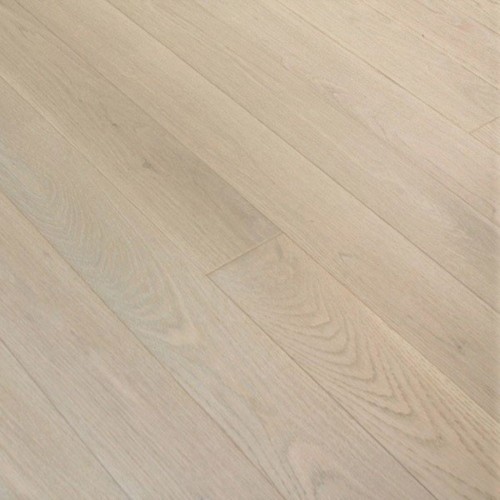 Wire Brushed Linen White Oak Flooring - 5"
