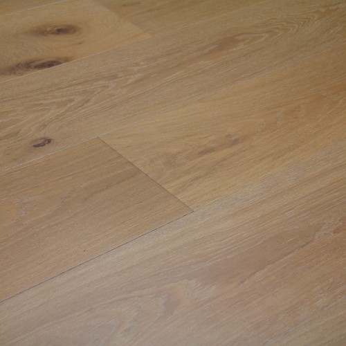 Wire Brushed Wilmington White Oak Flooring - 9.5"