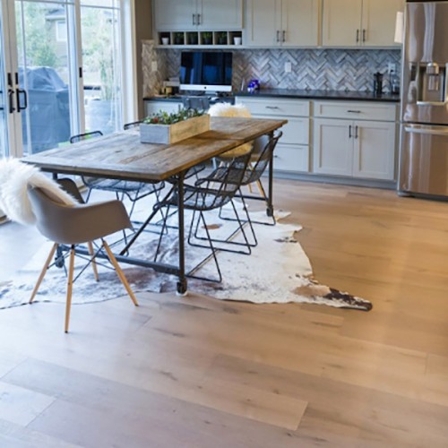 Wire Brushed Dali White Oak Flooring - 7.5"