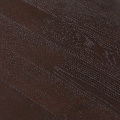 Wire Brushed Umber  White Oak Flooring - 6.5"