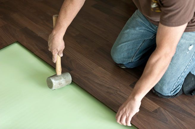 Installing an engineered floor